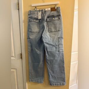NWT Judy Blue Brenda Cargo Wide Leg Jeans, 15/32